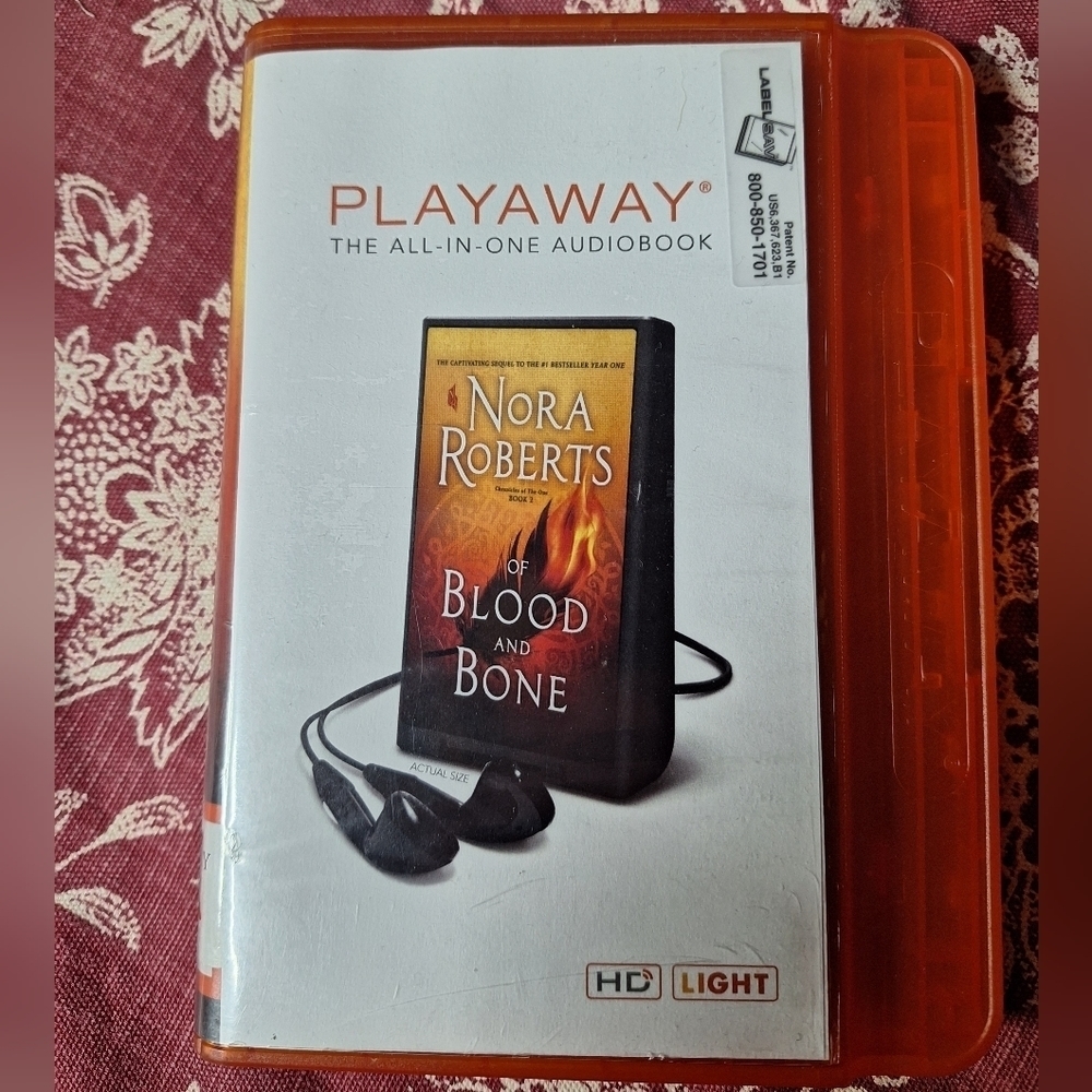 NORA ROBERTS OF BLOOD AND BONE PLAYAWAY AUDIO BOOK
